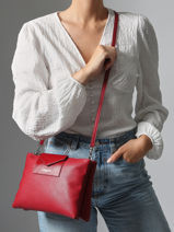 Cross Body Tas Maya Lancaster Rood maya 27-vue-porte